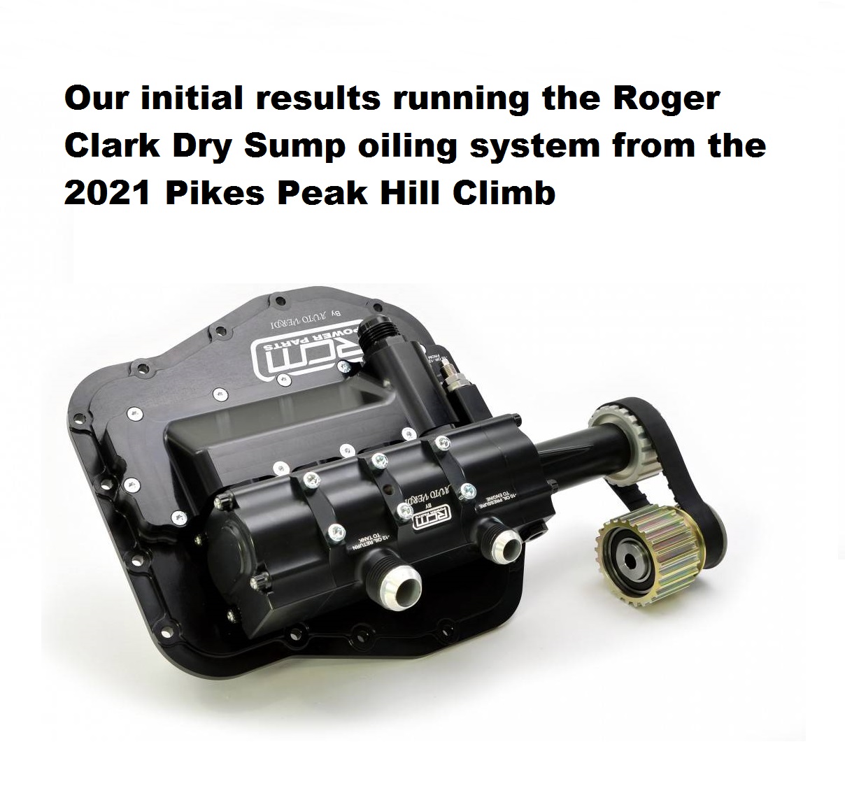 Link to our RCM Dry Sump Video