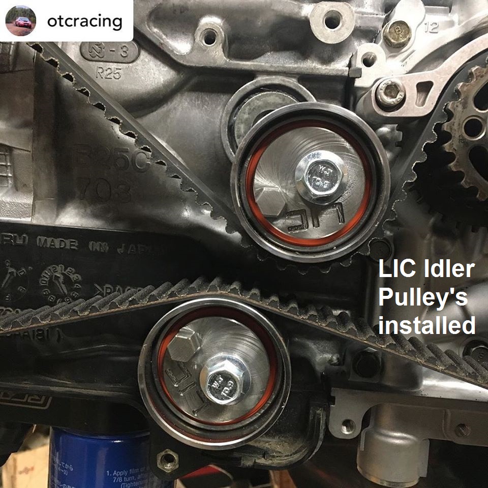 LIC Idler Pulley's installed