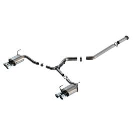 Borla 2022 Subaru WRX 2.4L Turbo AT/MT AWD S-Type Catback Exhaust CB Tips