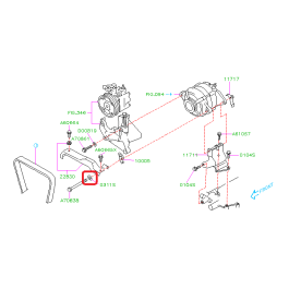 Subaru OEM Washer - 031108000