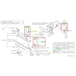 Subaru OEM Radiator Hose Kit (03-07 WRX)
