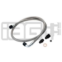 IAG High Pressure Braided Power Steering Line - OEM Routing (02-07 WRX/STI)