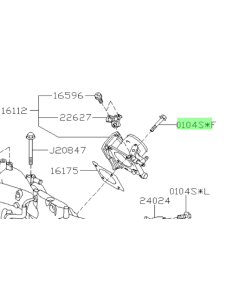 Subaru OEM Throttle Body bolt - 010406500 (08-21 STI)