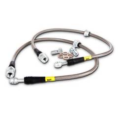Stoptech Stainless Steel Brake Lines - Rear (08-21 STI, 13-20 BRZ)