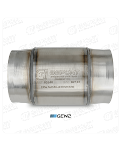G-Sport GESI Catalytic Converter Gen2 - EPA Compliant - 4.0" Inlet/Outlet - Ultra High Output