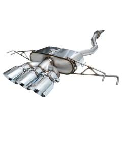 AWE Touring Edition Exhaust - Triple Silver Tip (2023+ CTR)