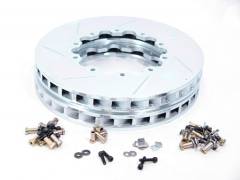 GiroDisc 2-Piece Rotor Ring Replacements - Front Pair (04-17 STI, 17-20 BRZ Brembo)