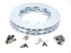 GiroDisc 2-Piece Rotor Ring Replacement - Rear Pair (02-17 STI, 17-20 BRZ Brembo)
