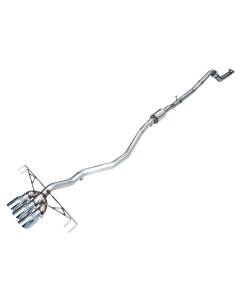 AWE Track Edition Exhaust - Triple Chrome Tips (2023+ CTR)