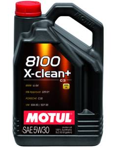 Motul 8100 5w30 X-Clean Plus - 5 Liter Jugs