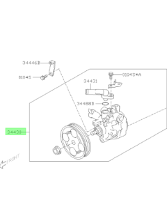 Subaru OEM Power Steering Pump - 34430FG0009L