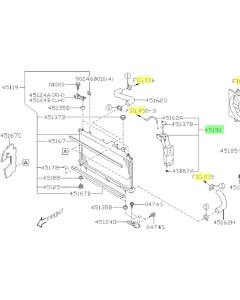 Subaru OEM Overflow Tank - 45150VA010