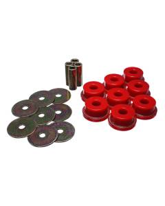 Energy Suspension Rear Subframe Bushings - Red (05-09 Legacy/Outback)