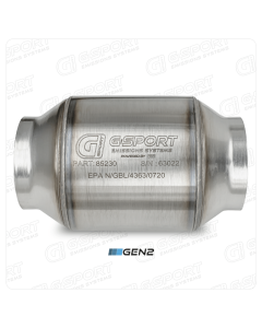 G-Sport GESI Catalytic Converter Gen2 - EPA Compliant - 3.0" Inlet/Outlet - Ultra High Output