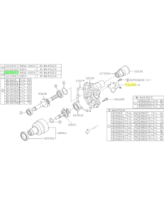 Subaru OEM Roller Bearing - 806230130