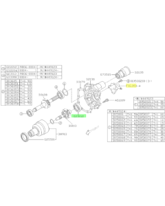 Subaru OEM Roller Bearing - 806230150