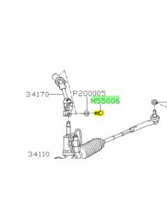 Subaru OEM Steering Coupler to Rack Mounting Bolt (93-01 Impreza, 02-21 WRX, 04-21 STI)