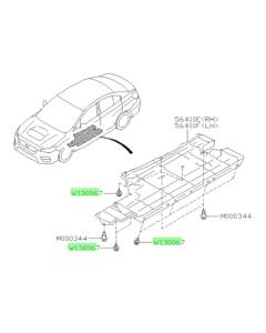 Subaru OEM Under Body and Fender Liner Clip