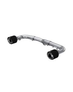 MBRP 2.5 Inch Axle back Exhaust - Dual Exit - Street Profile - Carbon Fiber Tips (13+ BRZ/86)