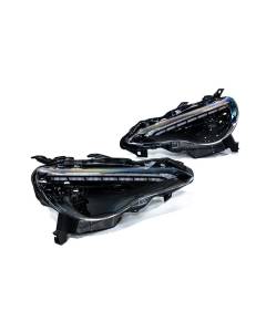 OLM Gamma Series RGB Headlights - Honeycomb Demon Eye (13-20 BRZ)