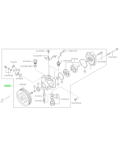 Subaru OEM Power Steering Pump - 34430SA0219L
