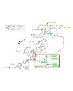 Subaru OEM Complete Coolant Hose Kit (07-09 Outback XT)