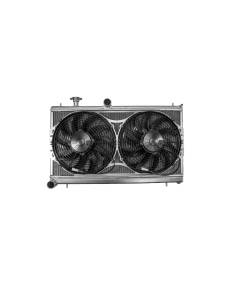 PWR 42mm Performance Radiator w/ SPAL Fan (08-14 WRX, 08-21 STI)