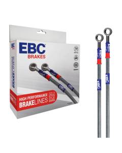 EBC Stainless Steel Brake Lines - Front & Rear (18+ STI, 24+ WRX TS)