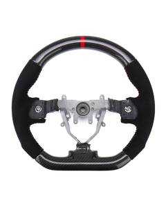 FactionFab Steering Wheel - Carbon and Suede (08-14 WRX/STI)