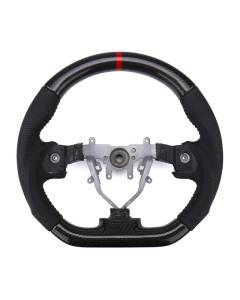 FactionFab Steering Wheel - Carbon and Leather (08-14 WRX/STI)