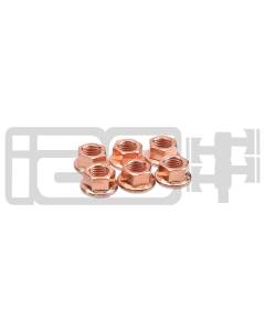 IAG M10 Copper Exhaust Nuts (PACK OF 6)
