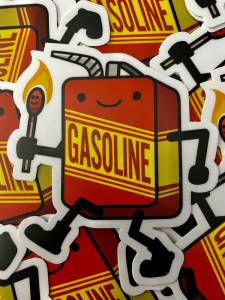 Morten Design Co - Looking For Trouble Sticker