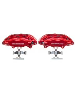 PowerStop Replacement Brake Calipers - Front - Red Powder Coat (04-07 STI)