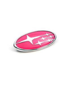 Subaru STI Pink Stars Rear Trunk Badge (08-14 Impreza, WRX, STI Hatch)