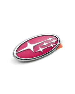 RCM Subaru STI Pink Rear Trunk Badge (08-14 Impreza Sedan)