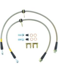 Stoptech Stainless Steel Brake Lines - Front (08-14 WRX, 08-14 STI)