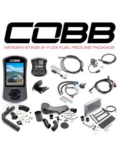 COBB NexGen Stage 2 + Flex Fuel Redline Carbon Fiber Power Package - 6MT (18-21 WRX)