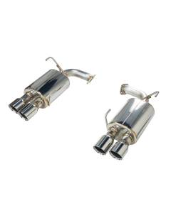 Remark Axle Back Exhaust - Stainless Steel Double Wall Tip (2022+ WRX)