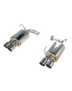 Remark Axle Back Exhaust - Stainless Steel Single Wall Tip (2022+ WRX)