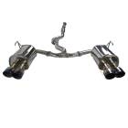 Invidia Q300 Catback Exhaust - Quad Single Layer Titanium Tips (22+ WRX)