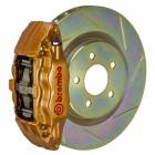 Gold STI Brembo GT 4-Pot Brake Kit (02-07 WRX)