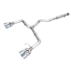 AWE Track Edition Cat Back - Silver Tips (2022+ WRX)