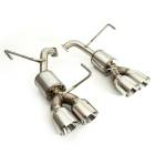 Nameless Axleback Exhaust - 4" Double Wall (15-21 WRX, 15-18 STI)