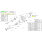 Subaru OEM Roller Bearing - 806222060