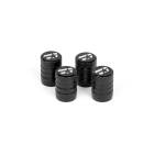 Overtake Aluminum Valve Stem Caps - Black