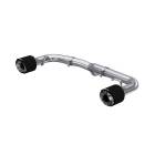 MBRP 2.5 Inch Axle back Exhaust - Dual Exit - Street Profile - Carbon Fiber Tips (13+ BRZ/86)