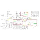 Subaru OEM Coolant Crossover Hose Kit (12-14 Impreza - CVT)