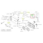Subaru OEM Radiator Overflow Hose - 45160FL00A (17-23 Impreza)