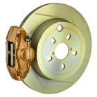 Gold STI Brembo GT Rear 2-Pot Brake Kit (02-07 WRX)