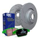 EBC Brakes S2K Greenstuff Pad and USR Rotor Kit (22-23 WRX - W/O Eyesight)